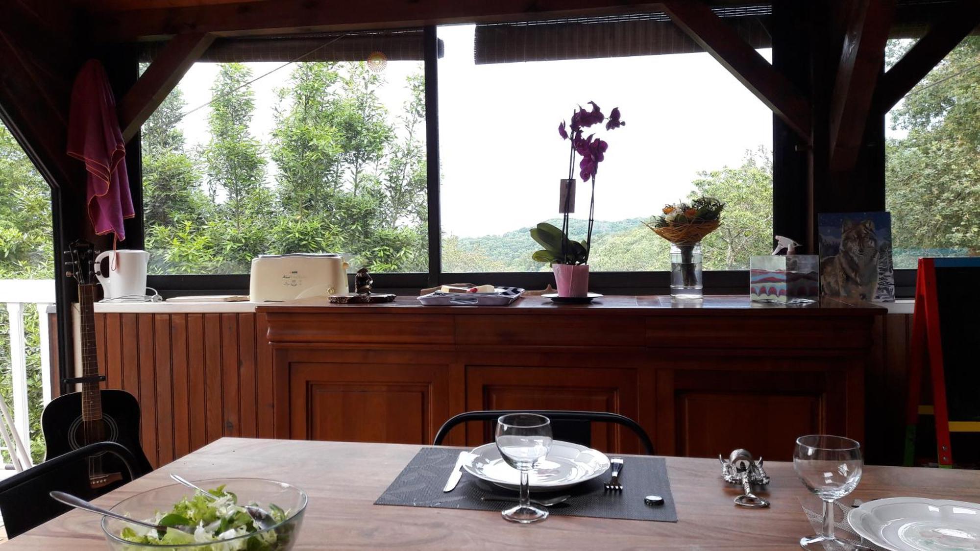 B&B En Plein Coeur De La Foret Artiguelouve Eksteriør bilde